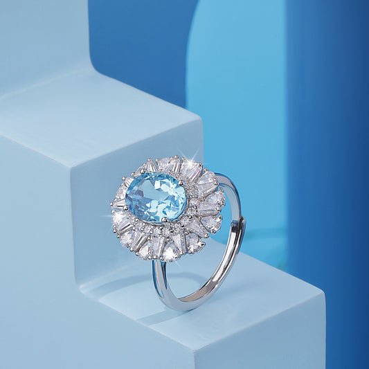 'Forget-Me-Not' Gem Ring