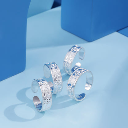 'Blossom Band' Toe Rings