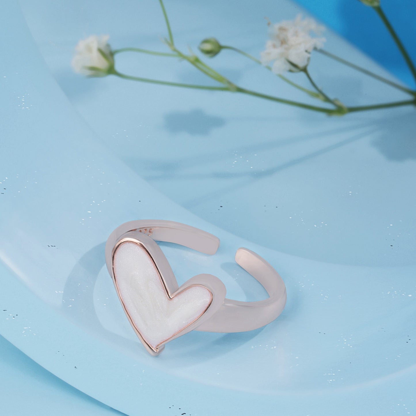 'Heart' Rose Gold Ring