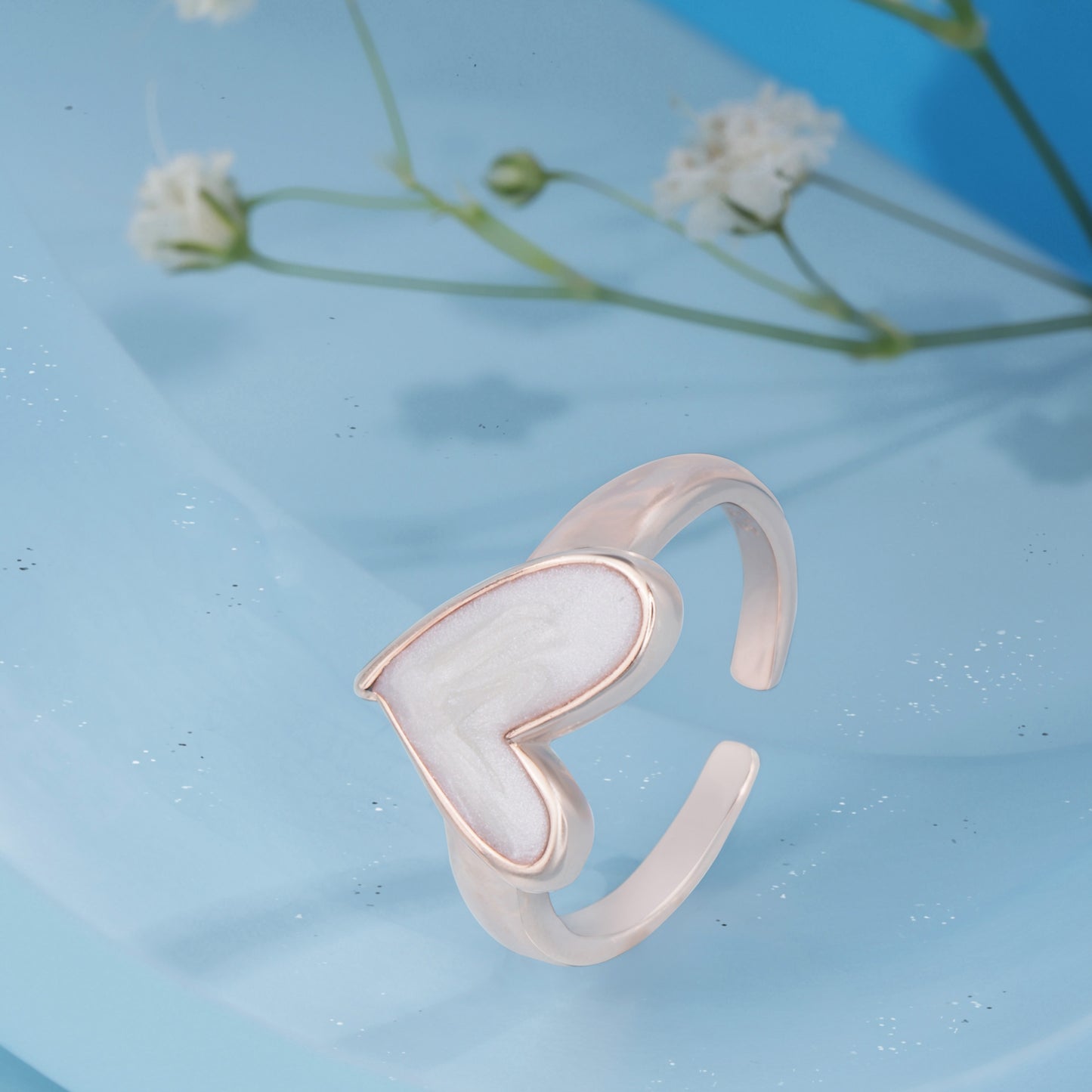 'Heart' Rose Gold Ring