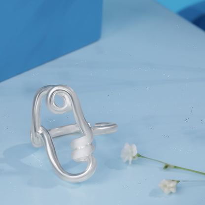 'Spiral Tragus' Cuff Ring