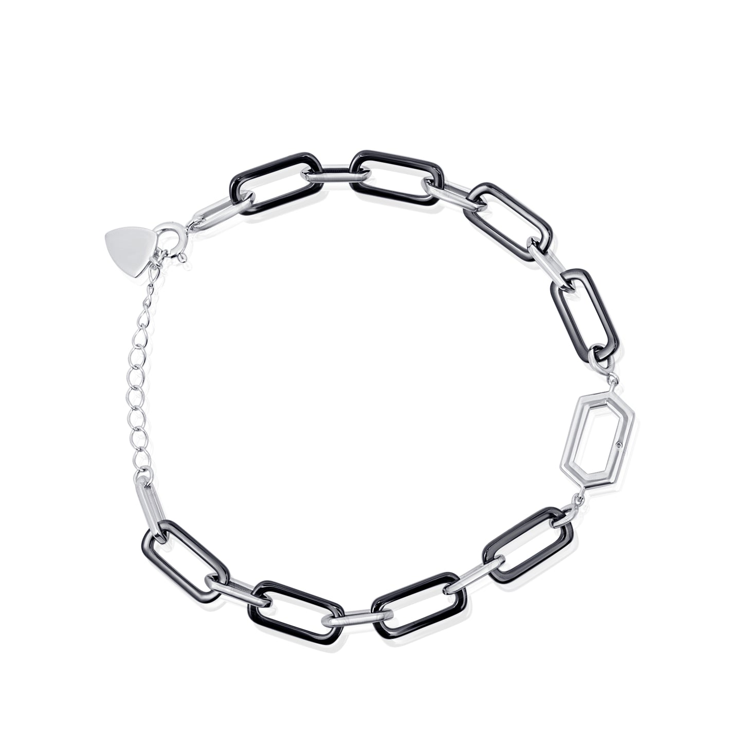 'Warrier Weave' Silver Men Bracelet