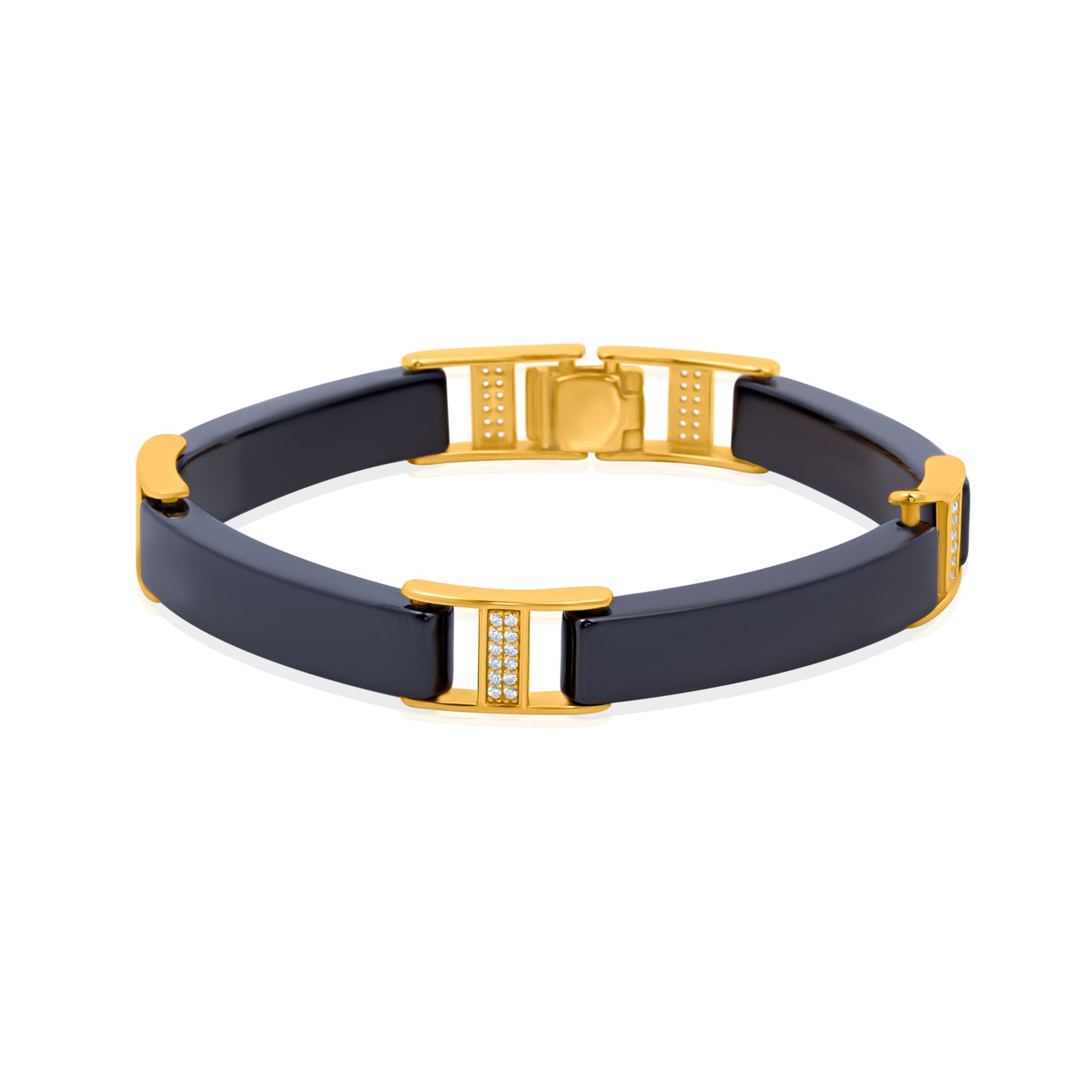 'Maverick' Gold Plated Men Bracelet