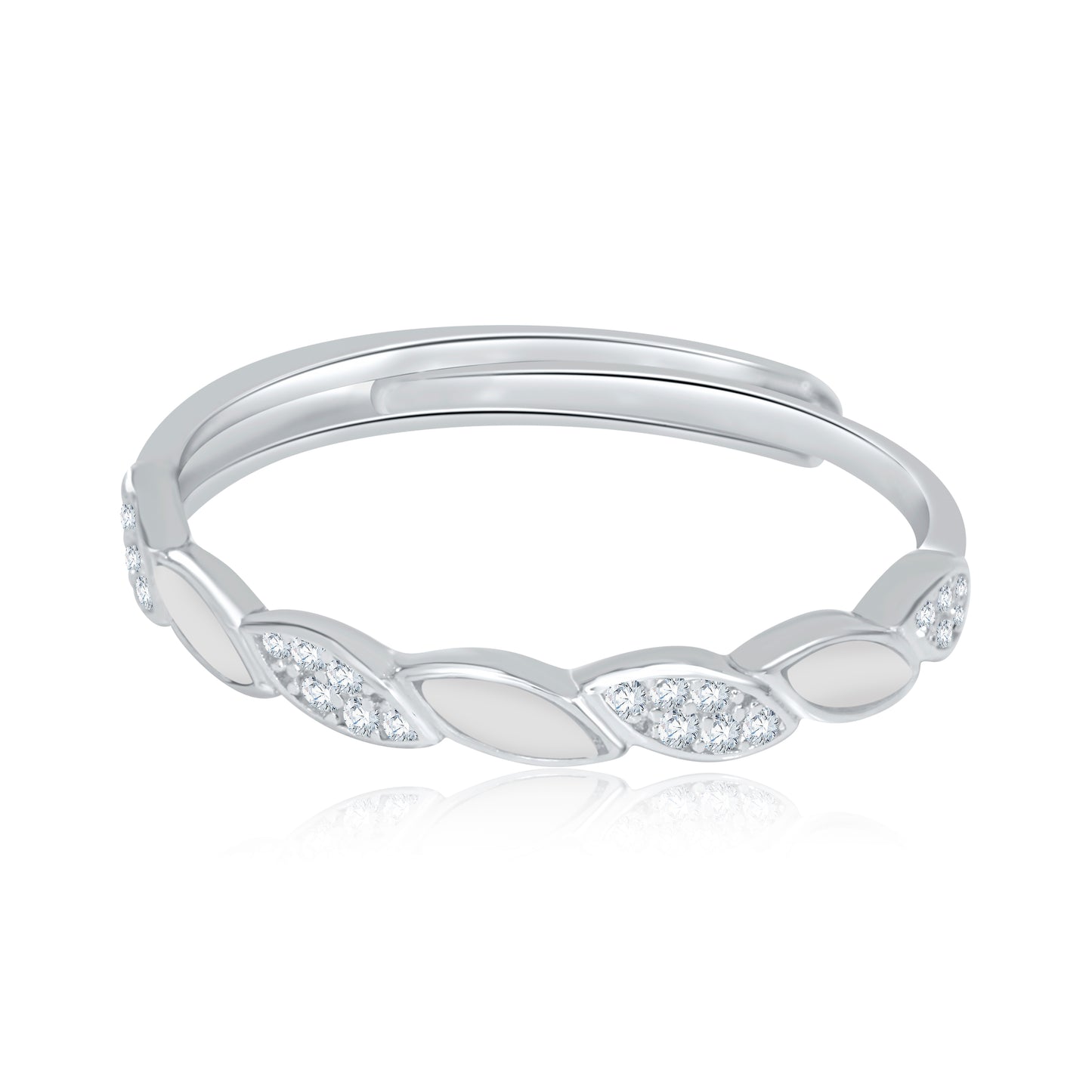 'Beautiful Marquise' Silver Ring