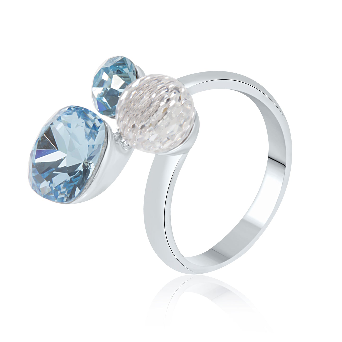 'Blue Lagoon' Silver Ring