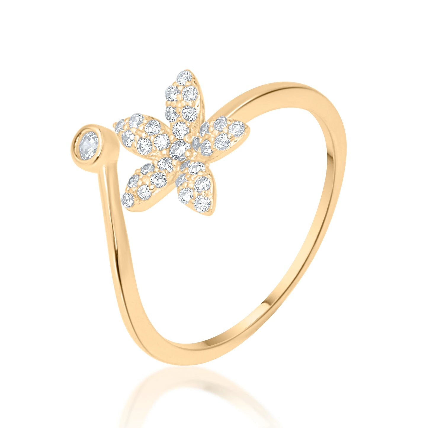 "Blooming Beauty" Golden Ring