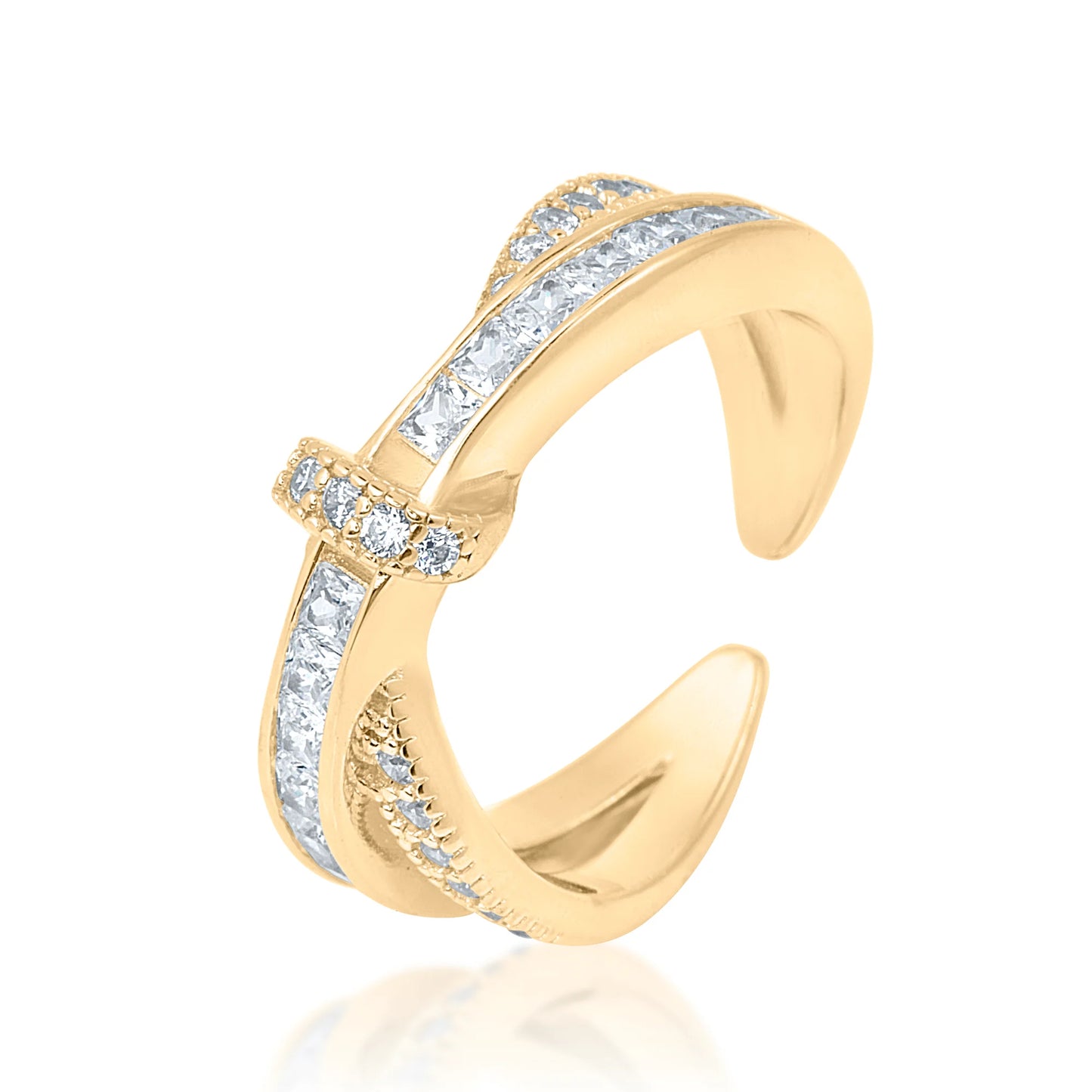 "Golden Twirl" Ring