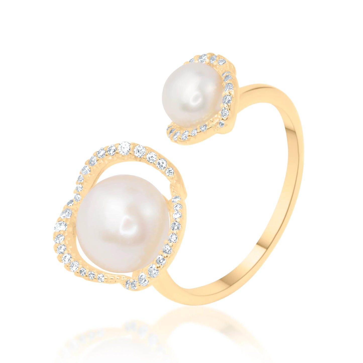 "Golden Pearl Dream" Ring