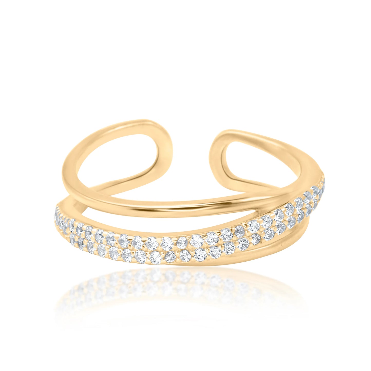 "Golden Infinity" Ring