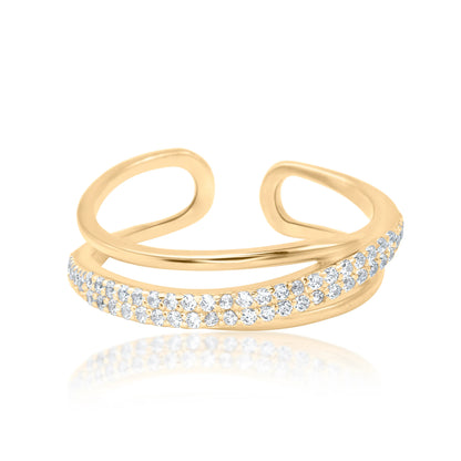 "Golden Infinity" Ring