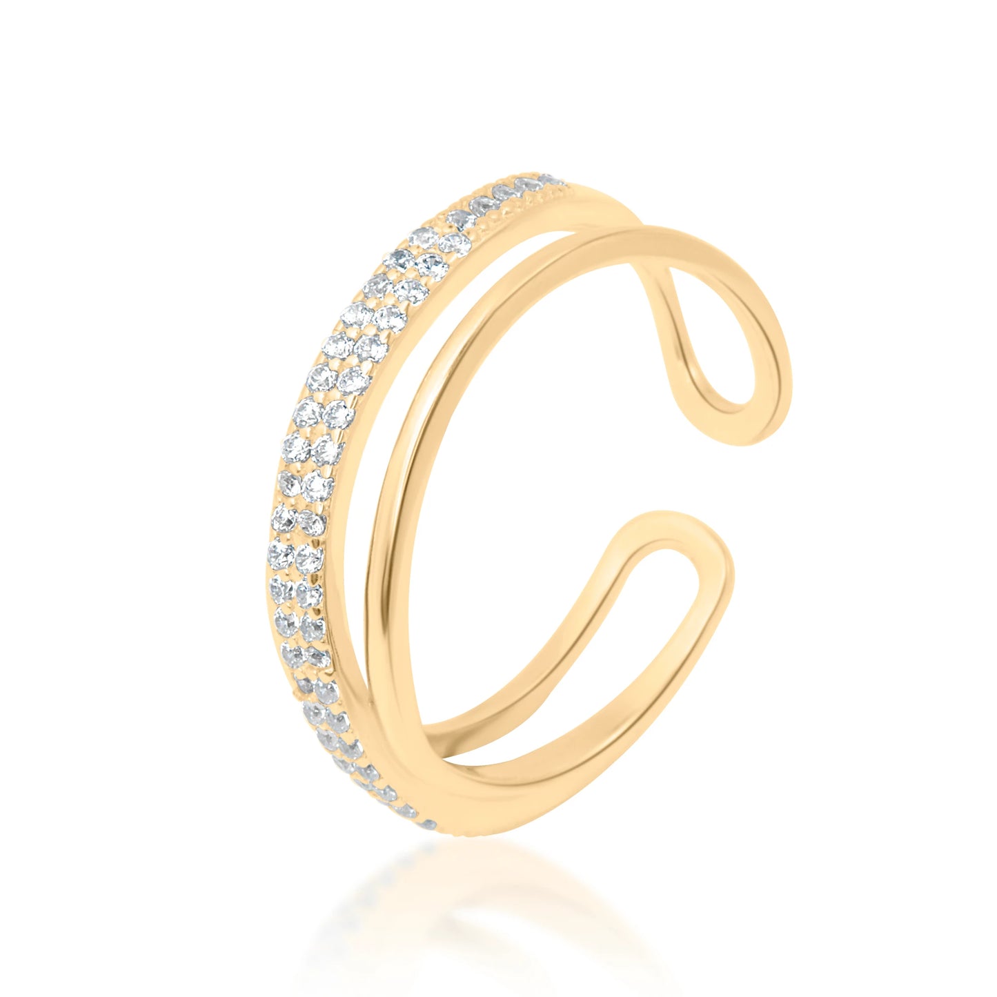 "Golden Infinity" Ring