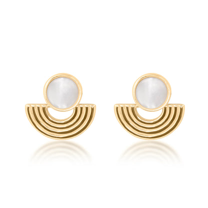 "Golden Harmony MOP" Earrings