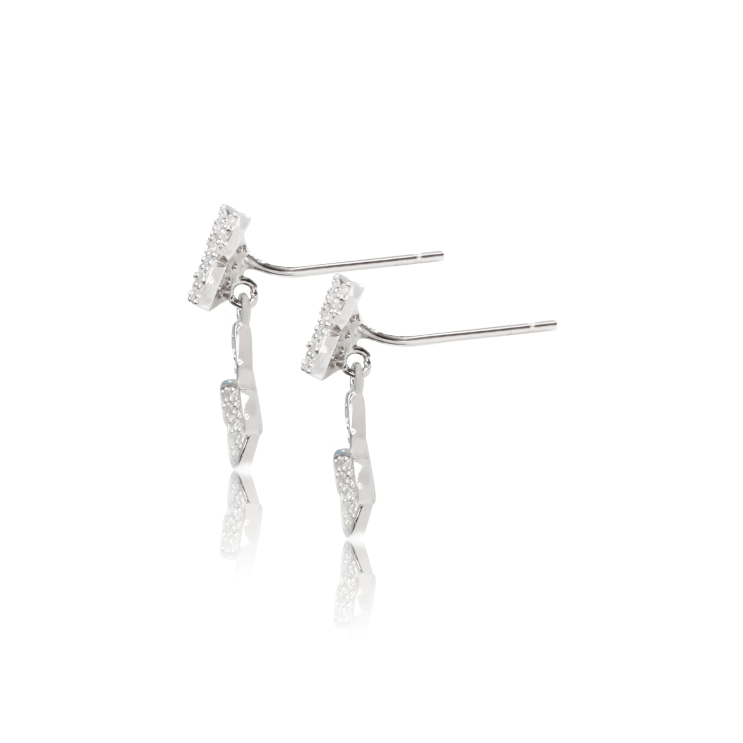 'Beautiful Butterfly' Silver Earrings