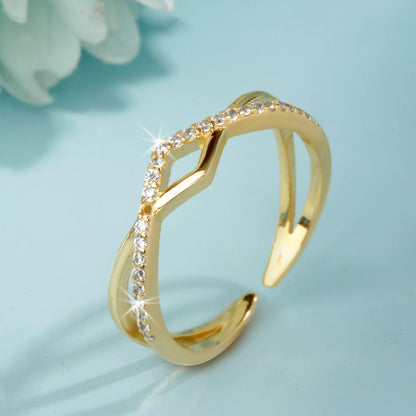 "Golden Geometric" Ring