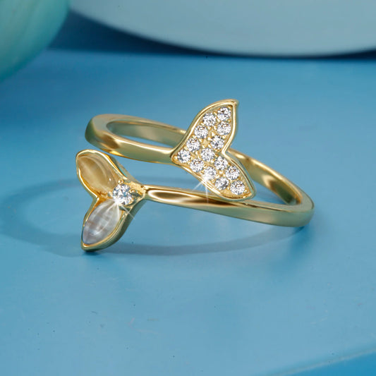 "Golden Fishtail" Ring