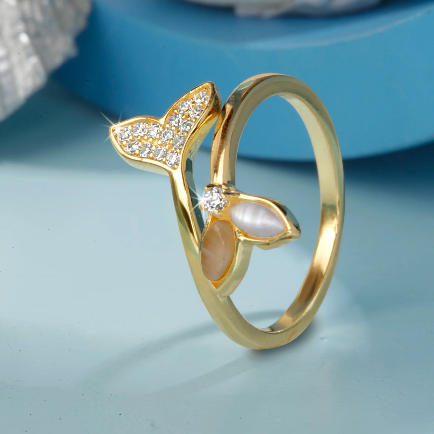 "Golden Fishtail" Ring