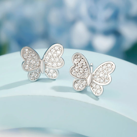 "Butterfly" Silver Earrings