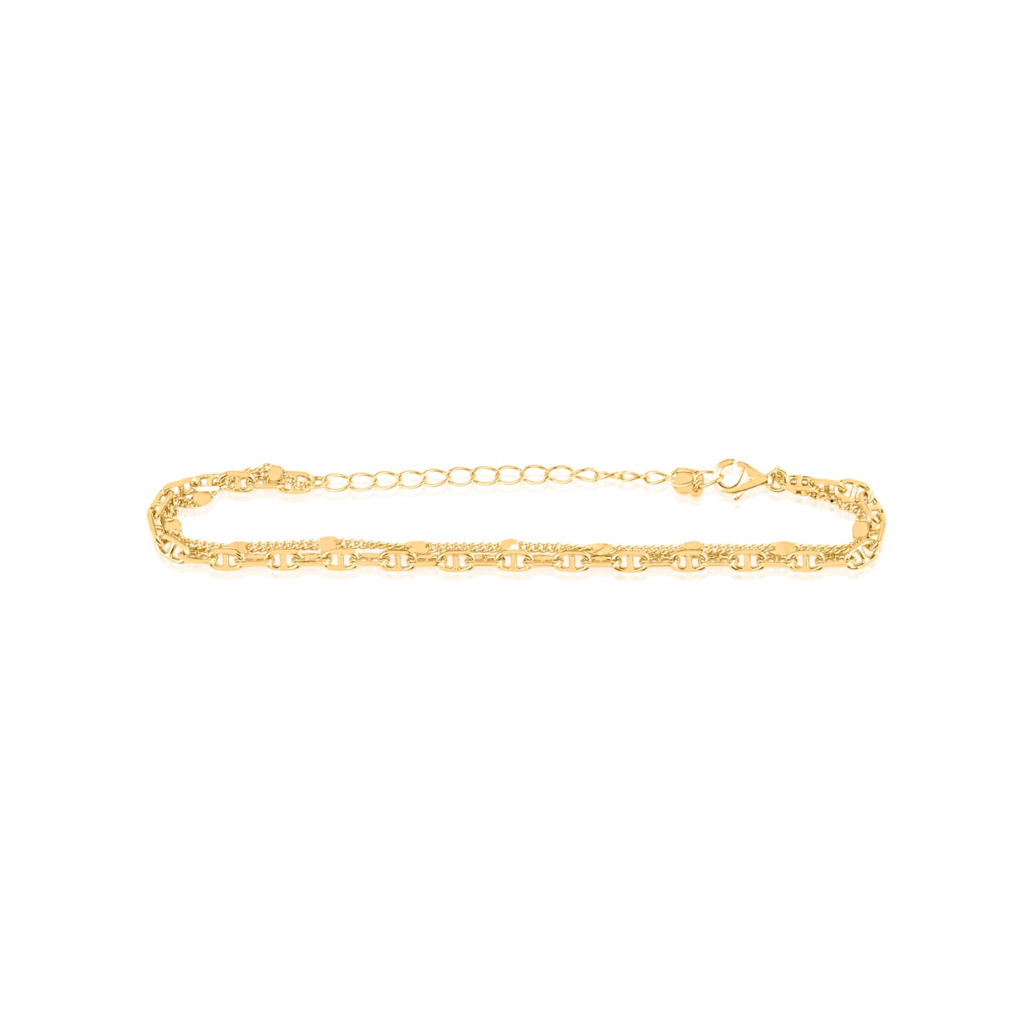 'Luxe aura' Gold Plated Bracelet