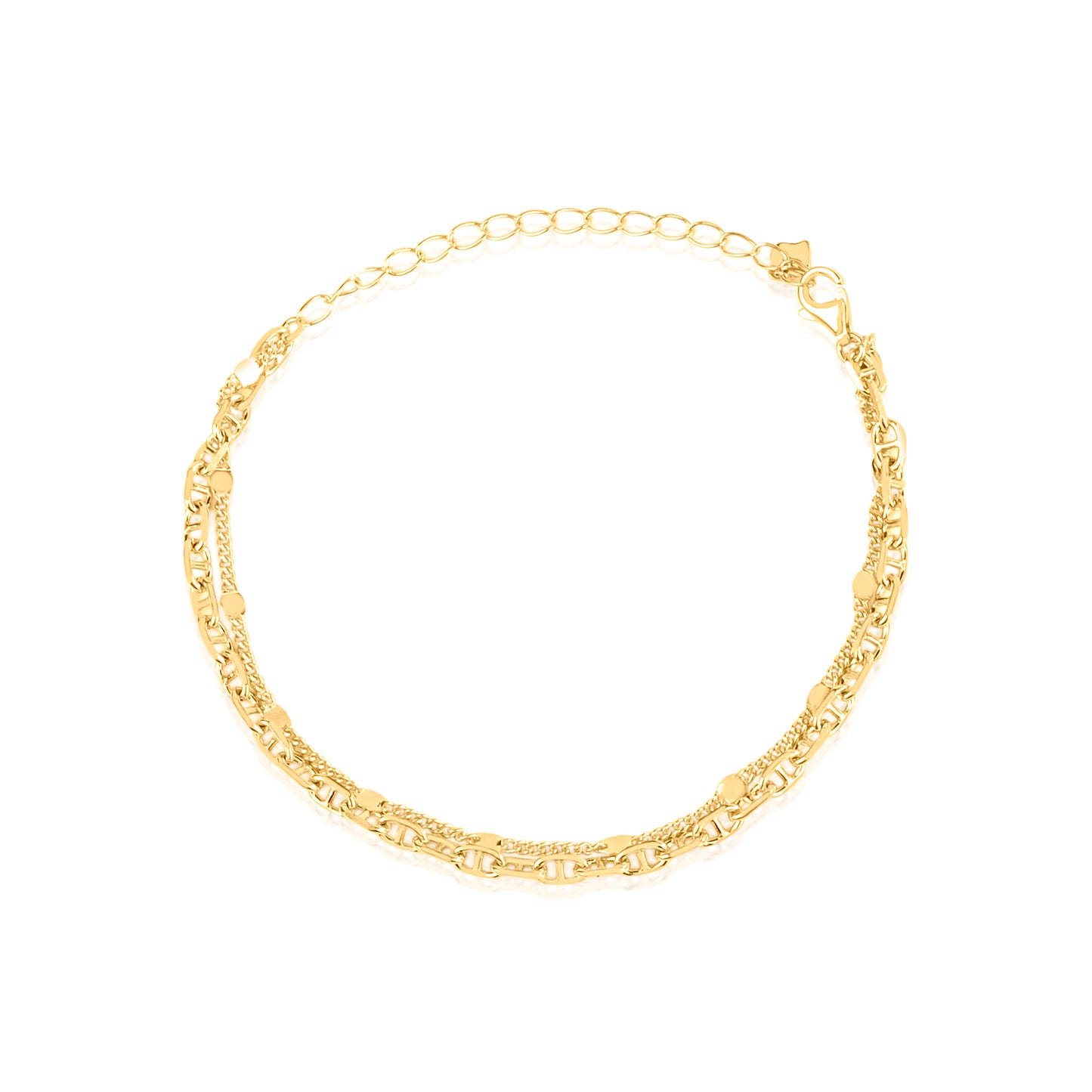 'Luxe aura' Gold Plated Bracelet