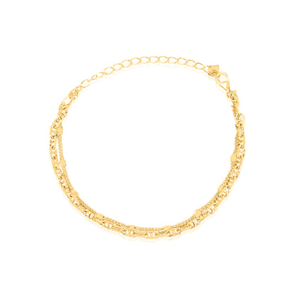 'Luxe aura' Gold Plated Bracelet