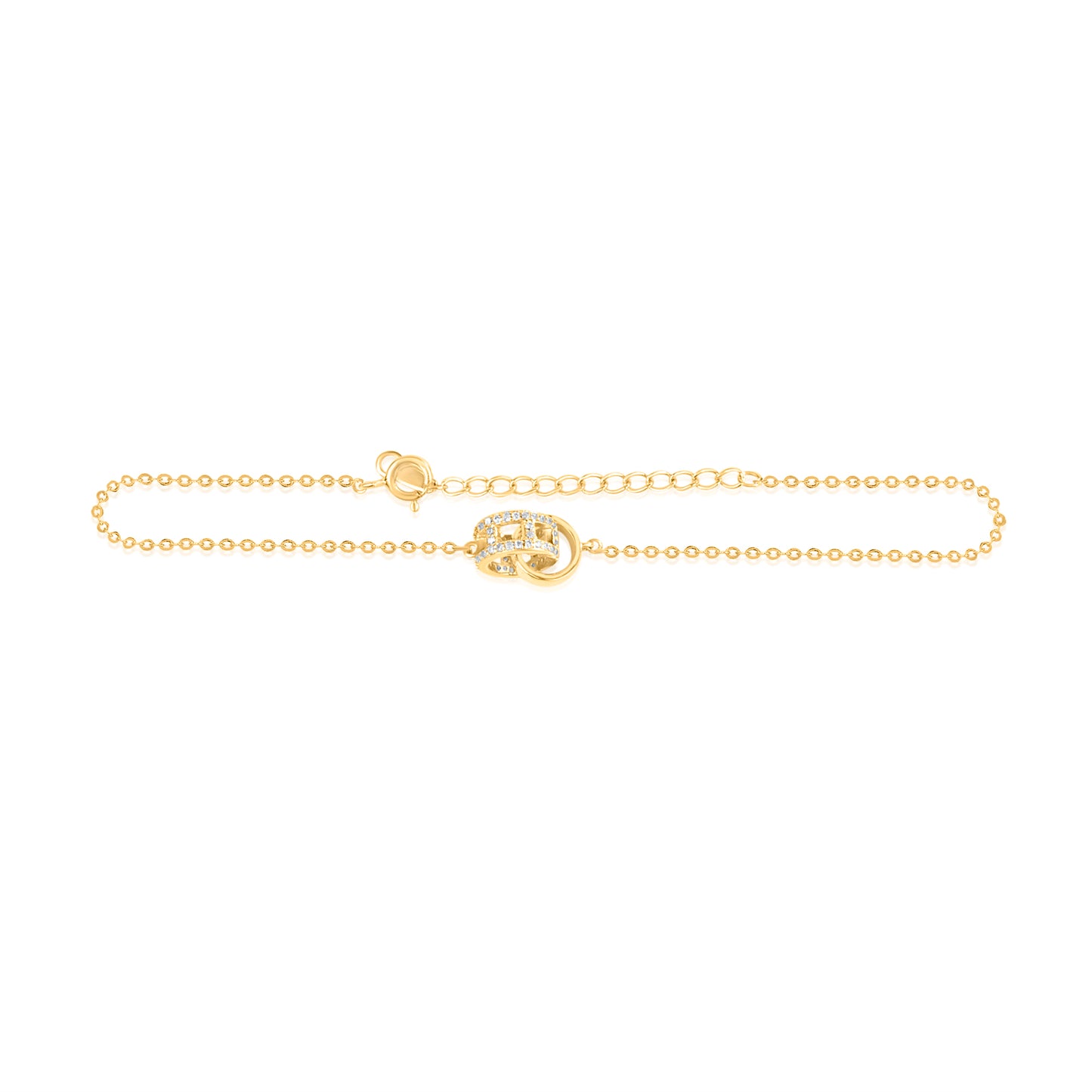 'Infinite Bond' Gold Plated Bracelet