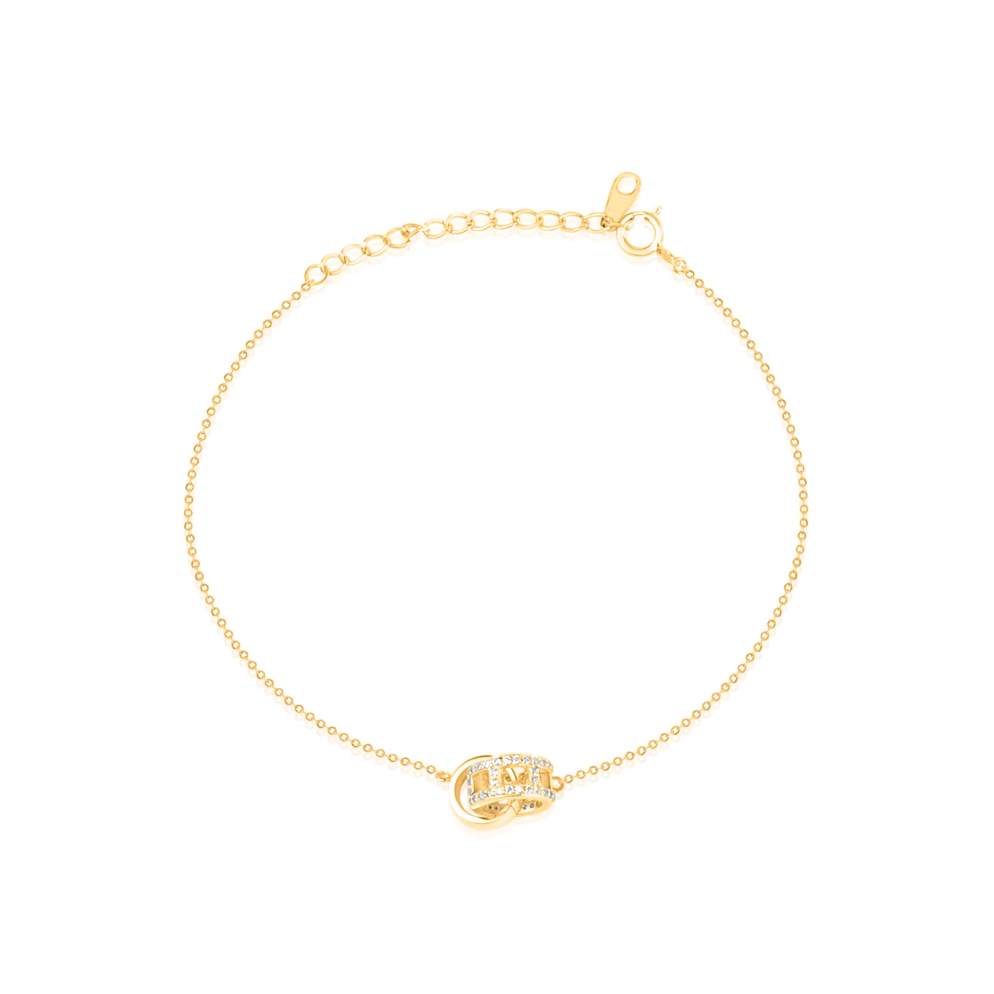 'Infinite Bond' Gold Plated Bracelet