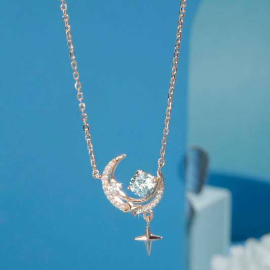 'Evening Shine' Rose Gold Pendant