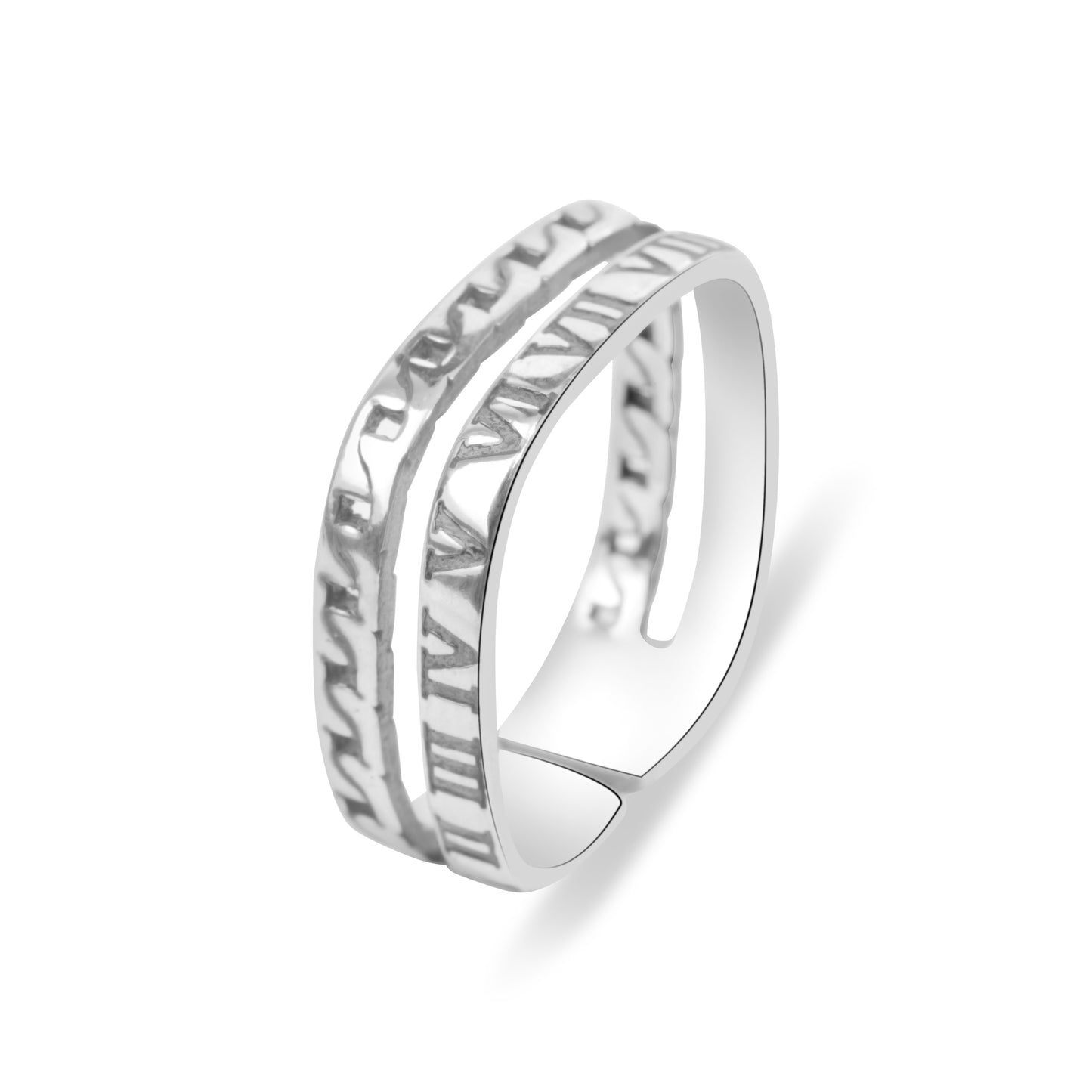 'Minimalist Design' Roman Numeral Men Ring