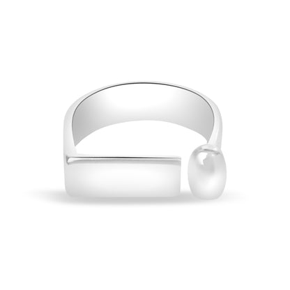 'Daydream D' Silver Unisex Ring