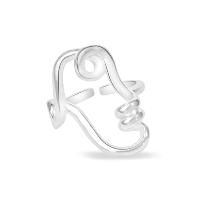 'Spiral Tragus' Cuff Ring