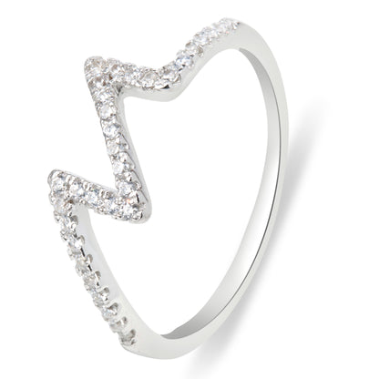 'Sterling Heartbeat' Ring