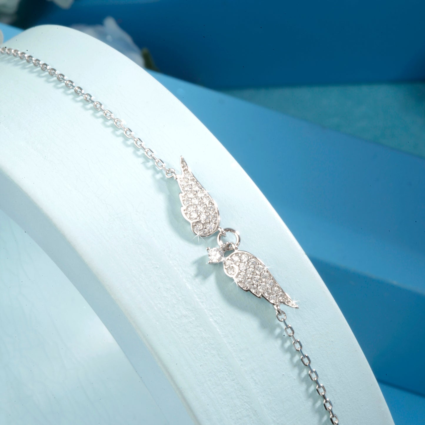 'Angel Wings' Silver Bracelet