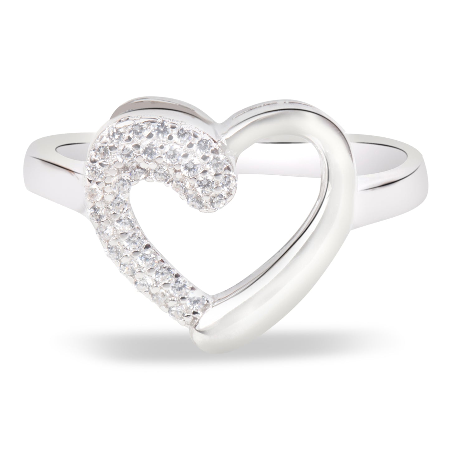 'Cherished Heartbeat' Silver Ring