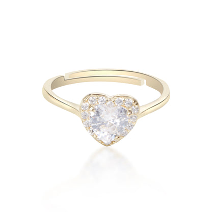 'Amore Eternity' Gold Plated Ring