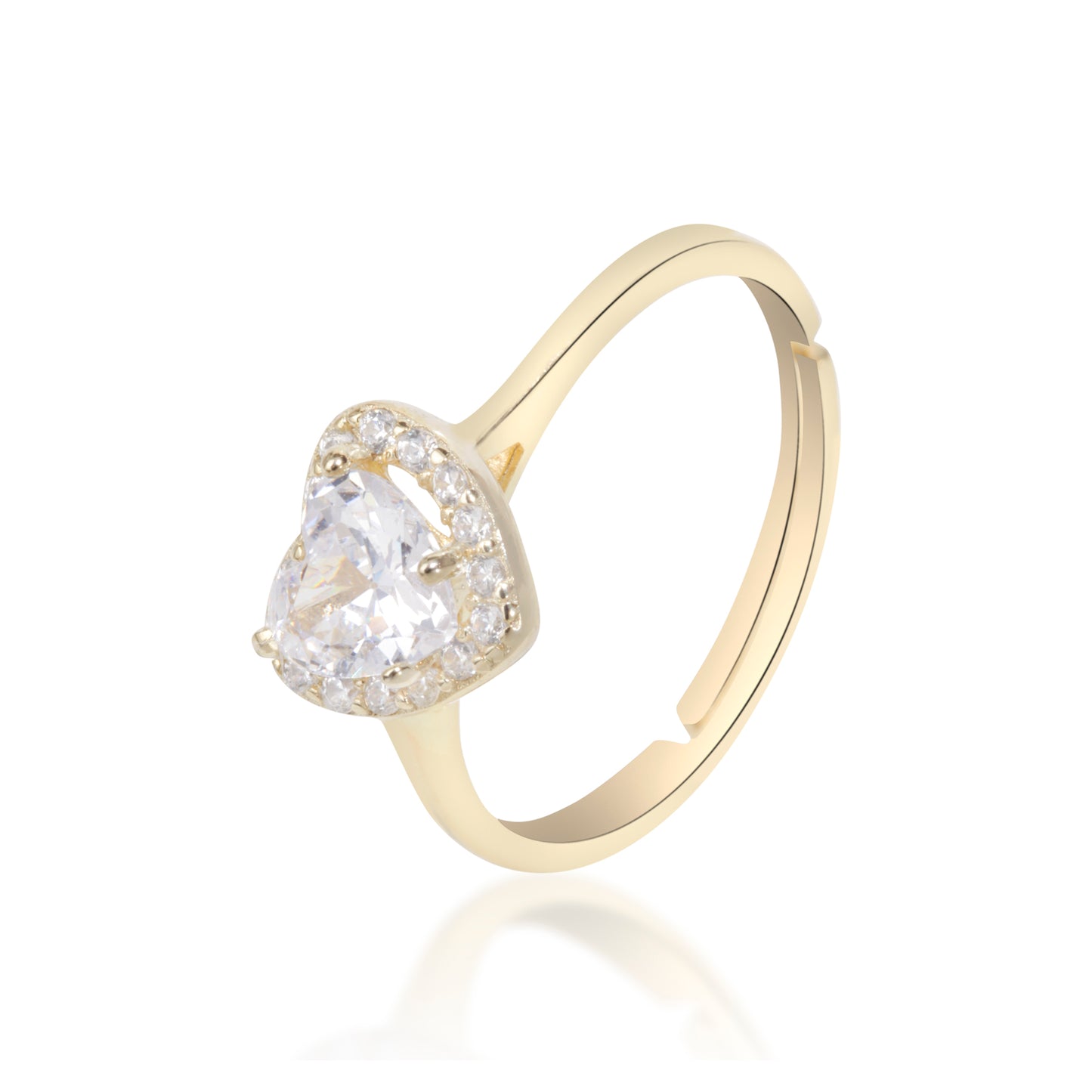 'Amore Eternity' Gold Plated Ring