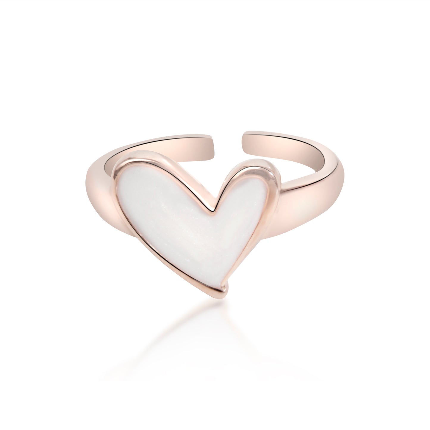 'Heart' Rose Gold Ring