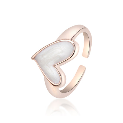 'Heart' Rose Gold Ring