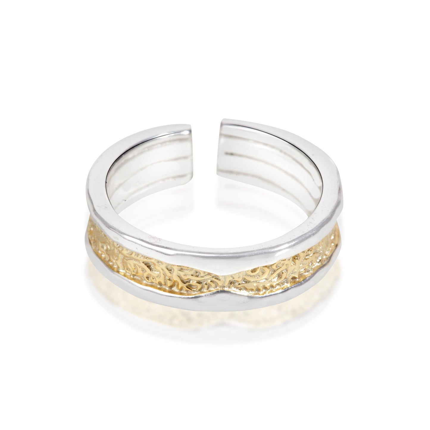 'Tone Way Tan' Grass Pattern Ring