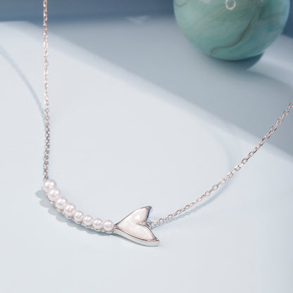 'Mermaid's Pearl Tail' Pendent