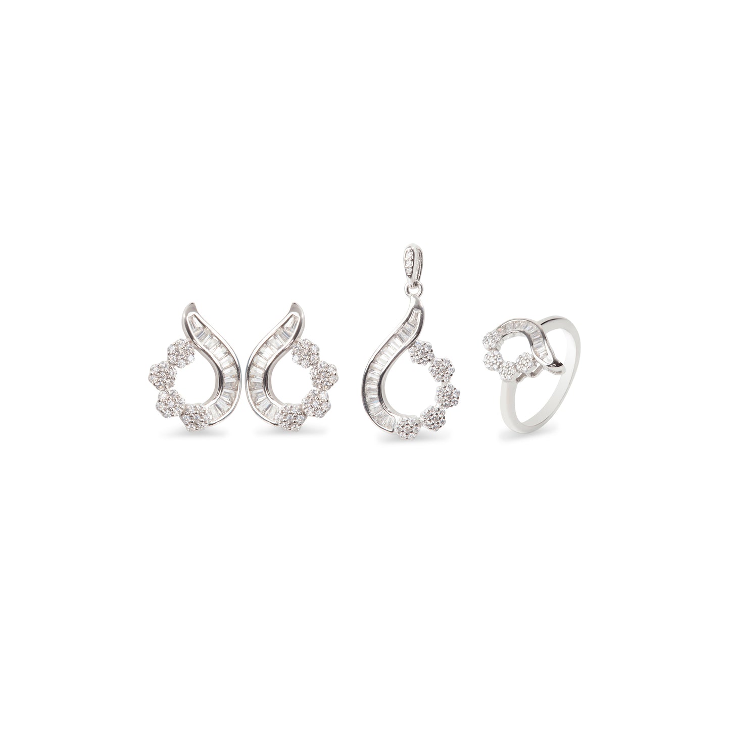 'Timeless Brilliance' Pendant Set And Ring