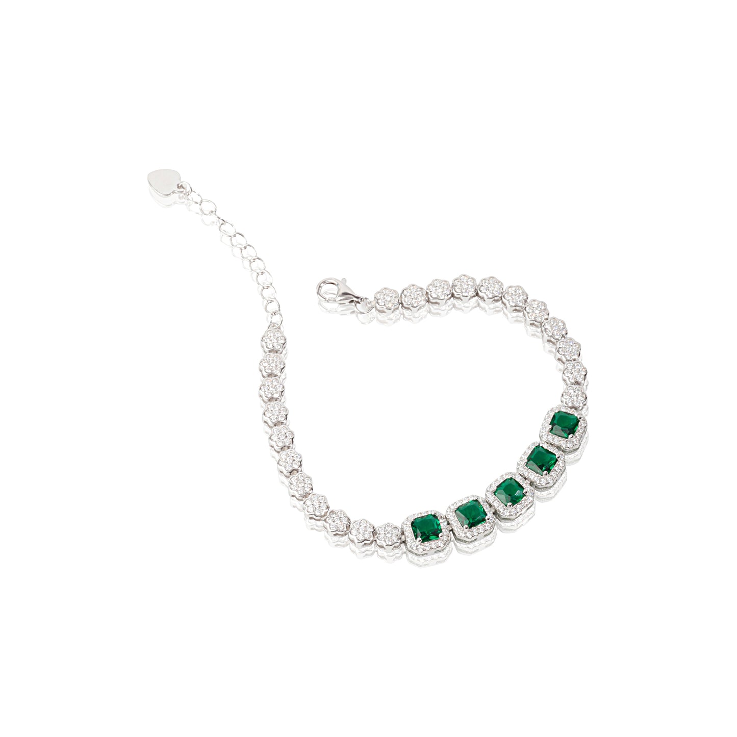 'Green Symphony Gemstone' Bracelet