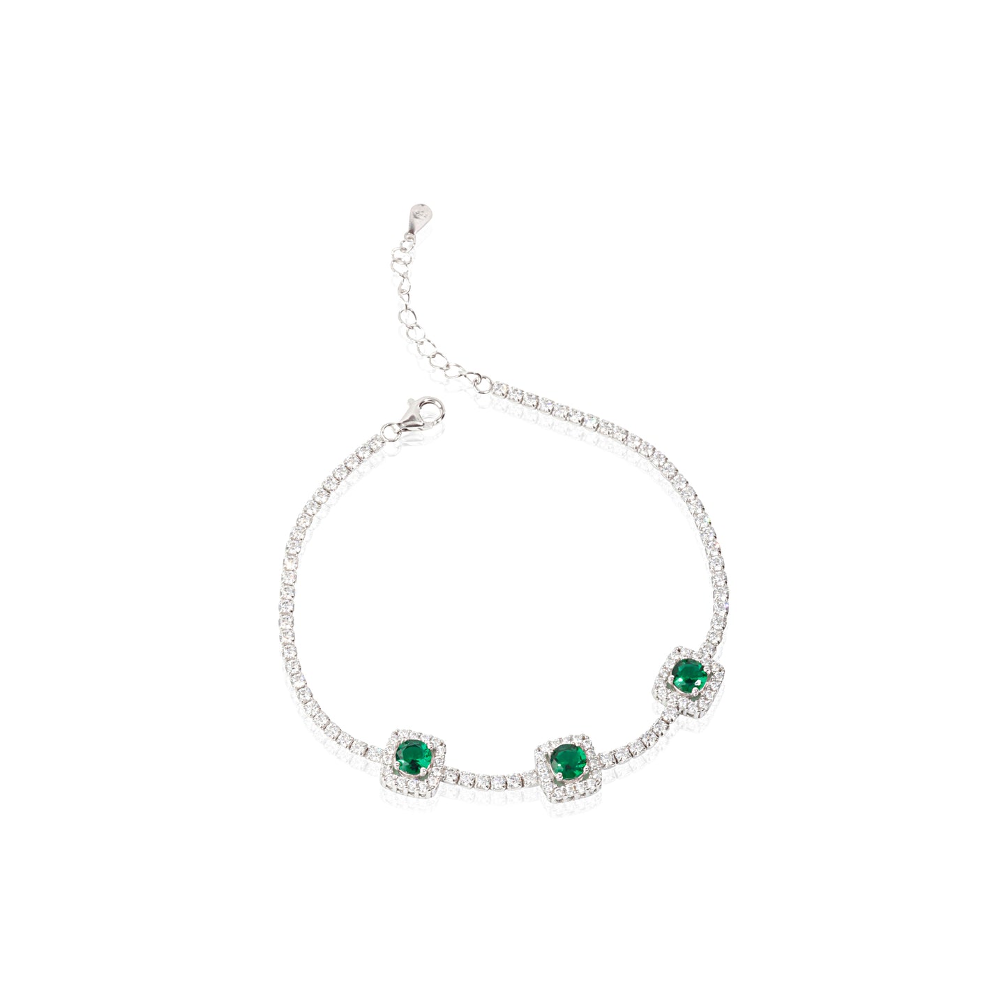 'Radiant Green' Trinket Gemstone Bracelet