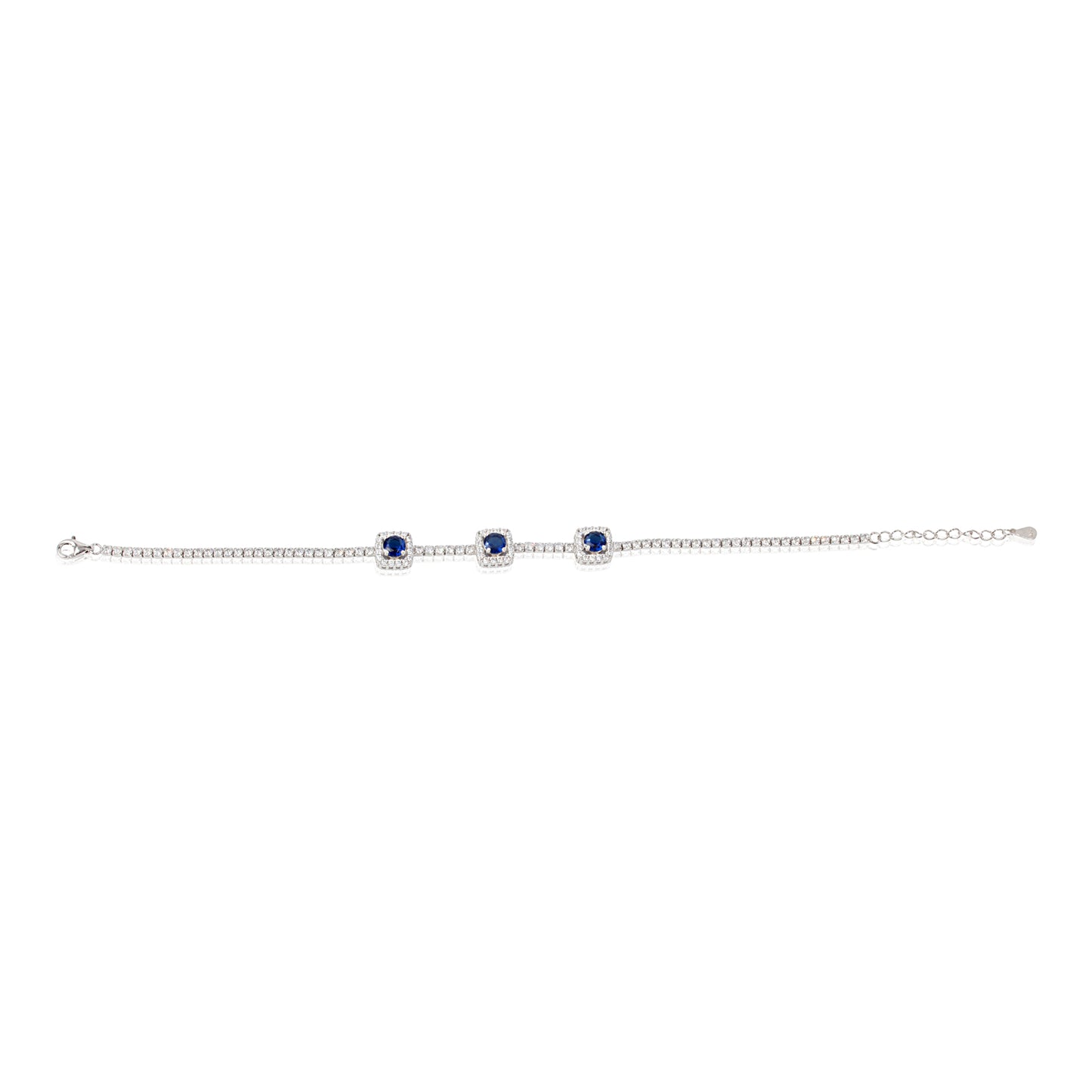 'Radiant Blue Trinket' Gemstone Bracelet