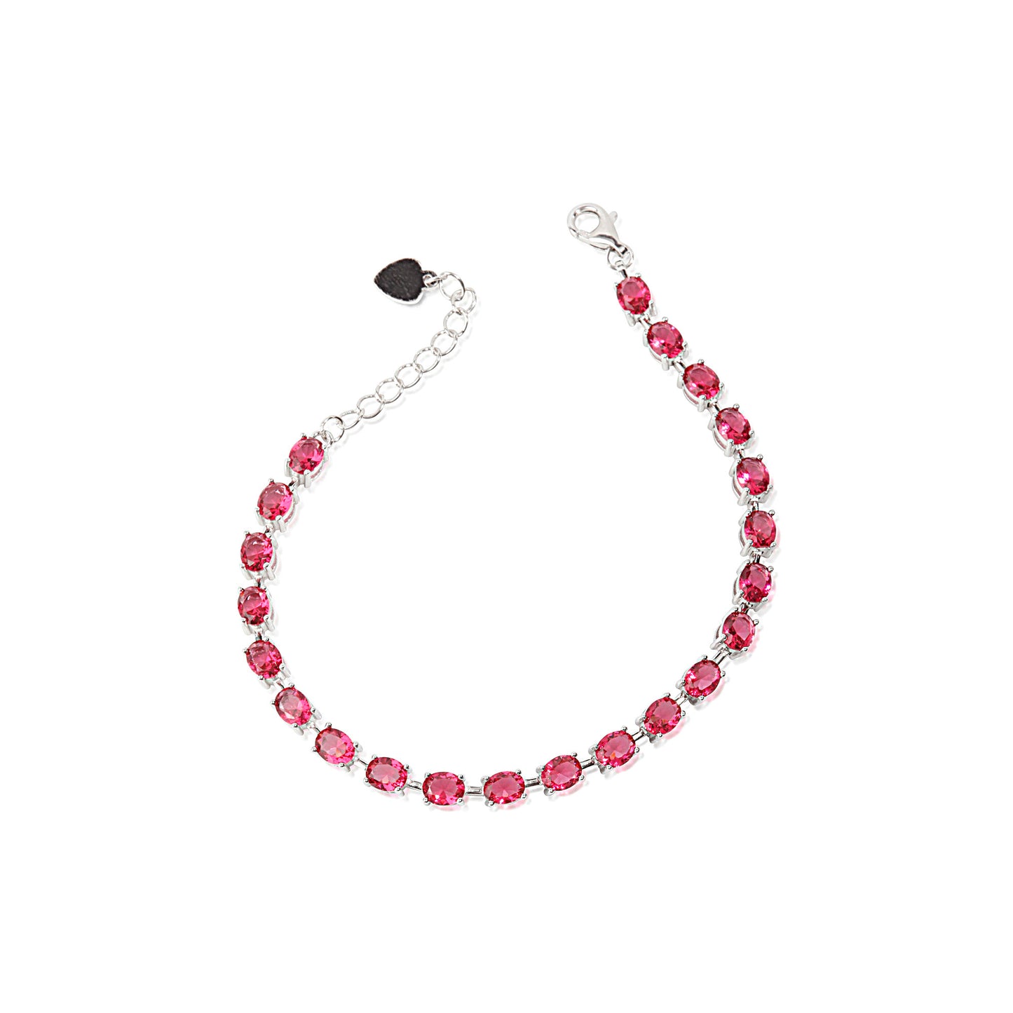 'Ruby Rapture Tennis' Bracelet