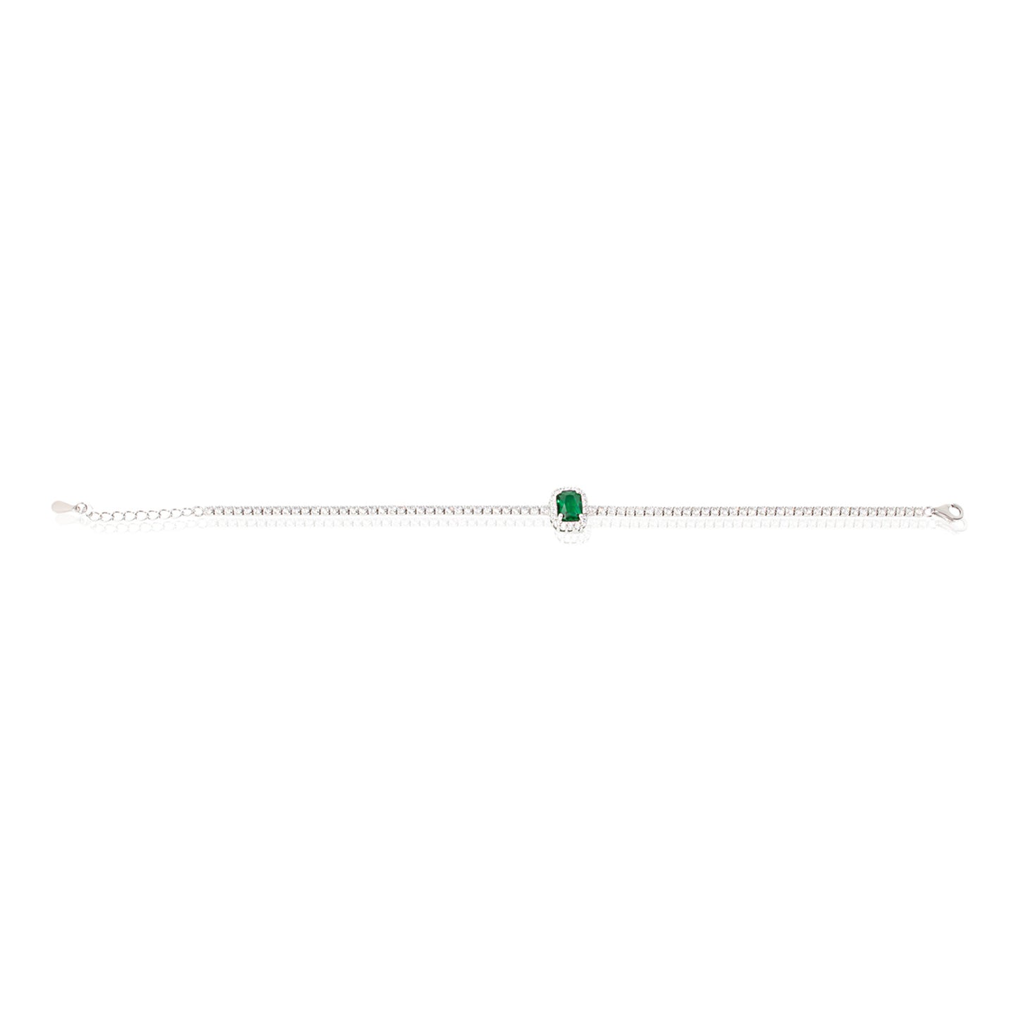 'Starlit Green Gem' Bracelet