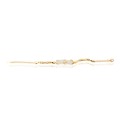 'Bamboo Spirit' Gold Plated Bracelet