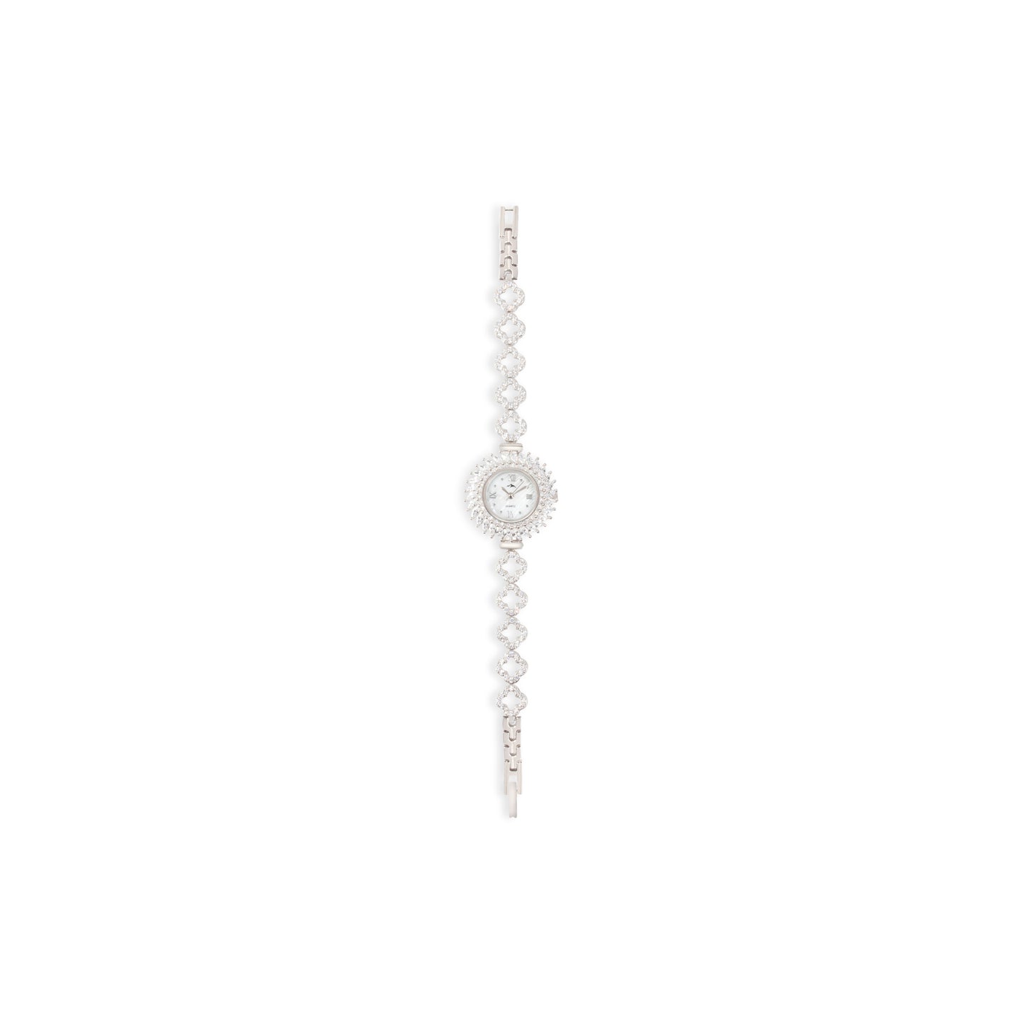 'Sunshine Rounded' Silver Bracelet Watch