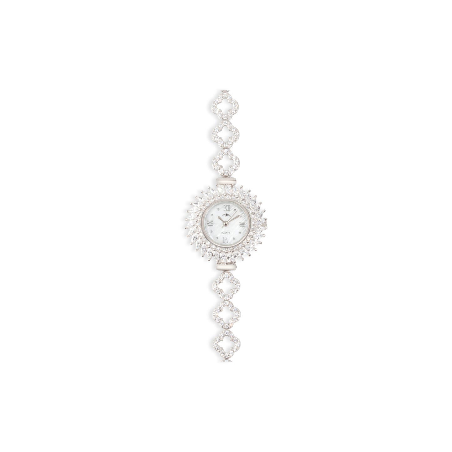 'Sunshine Rounded' Silver Bracelet Watch