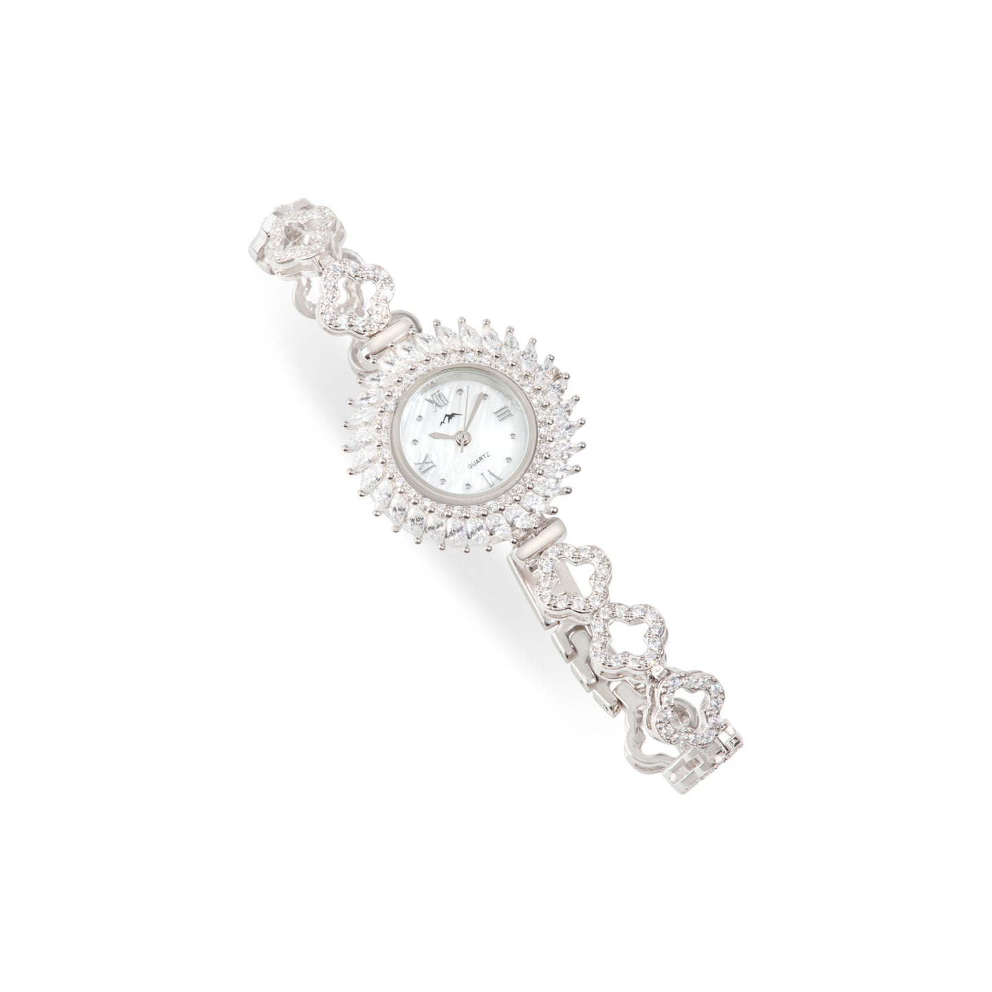 'Sunshine Rounded' Silver Bracelet Watch