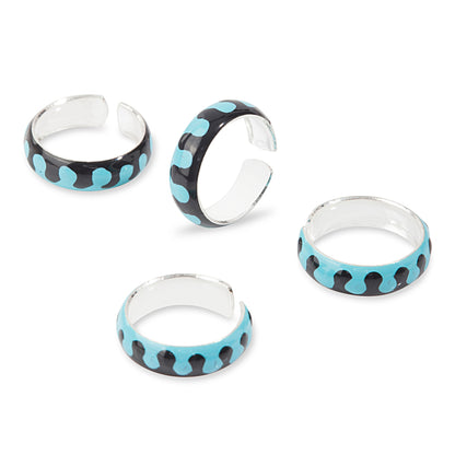 'Twilight Tide' Toe Rings